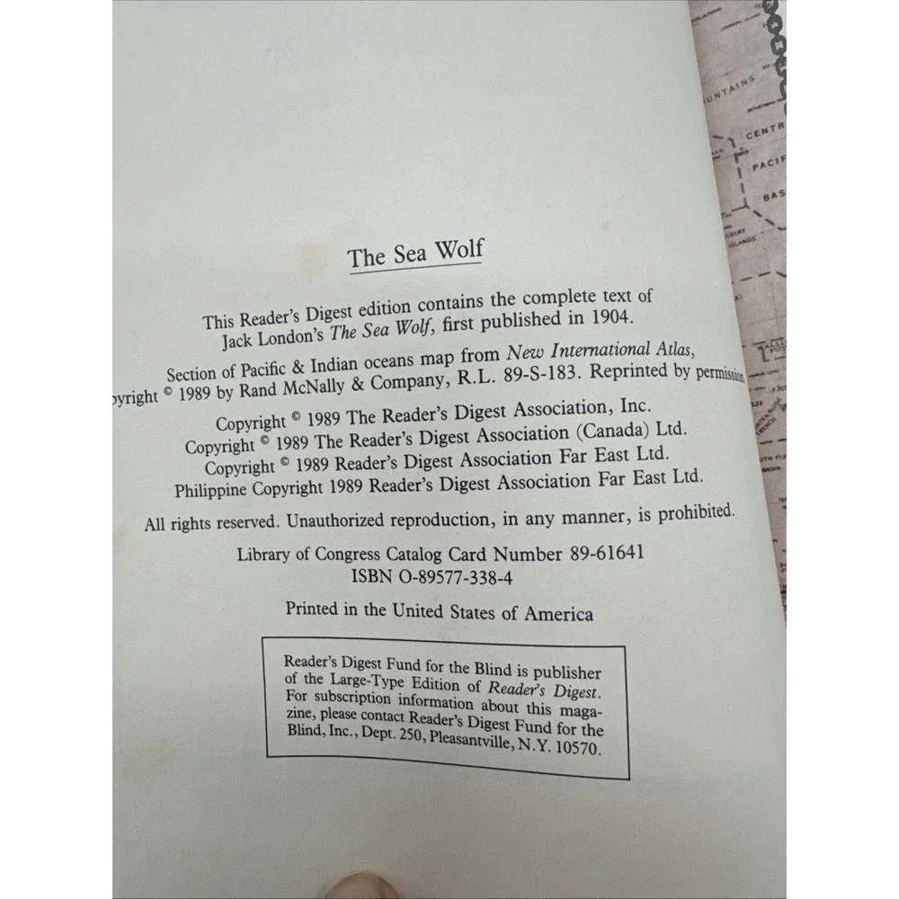 The Sea Wolf -‎ Jack London - Hardcover - 1989 - Reader's Digest